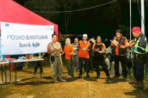 Posko bantan bencana bank bjb